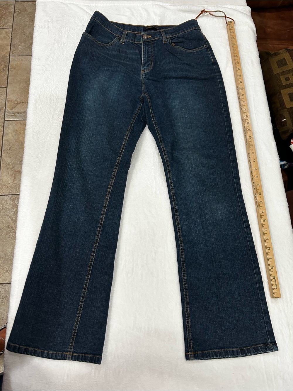 bill blass Dark Blue Flare Jeans